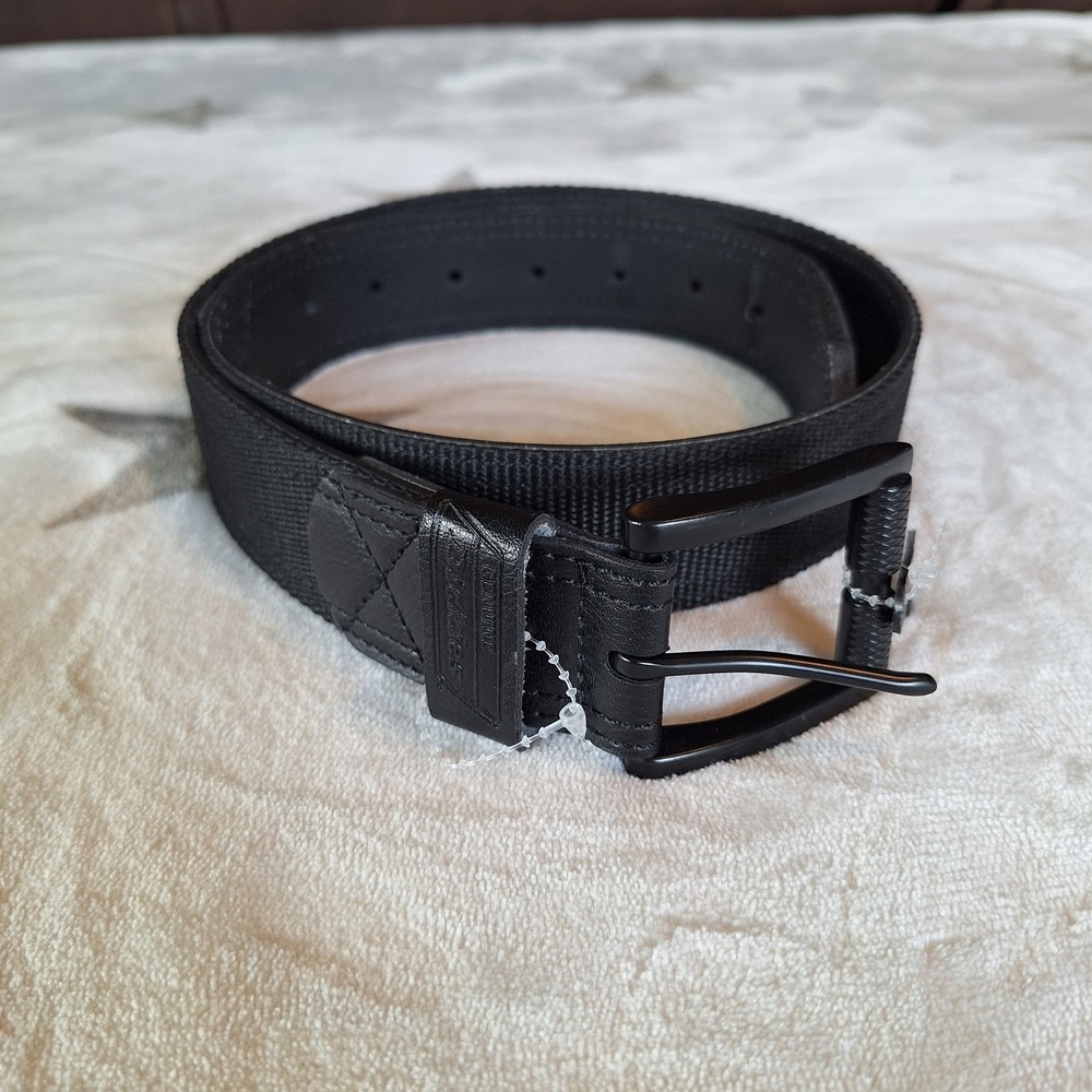 Dickies Men's Size 32 Black Synthetic Leather Trim & Leather Lining Work Belt